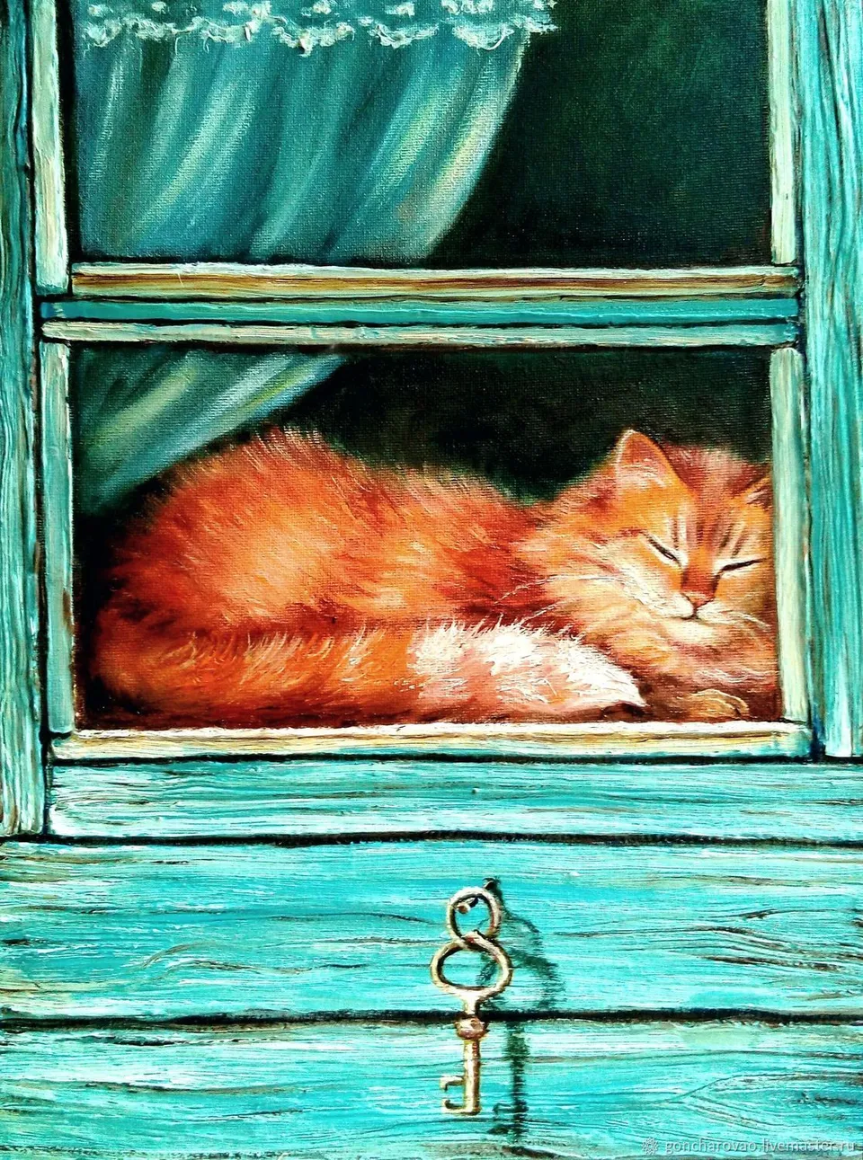 Кот в окне