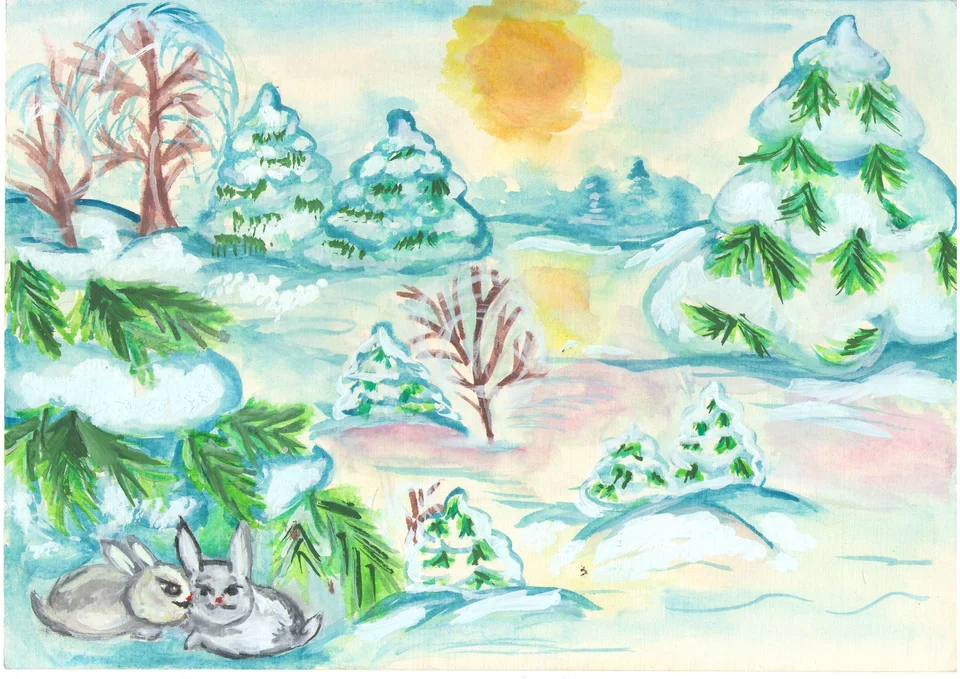 Рисунок зима