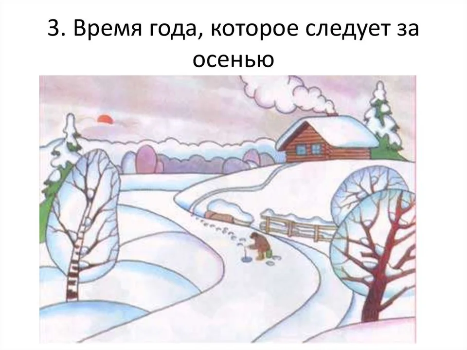 Зима рисунки