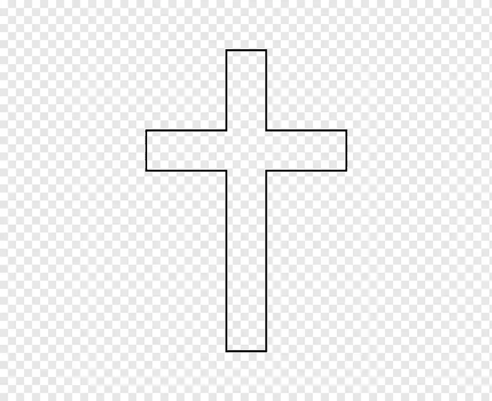 Трафарет креста