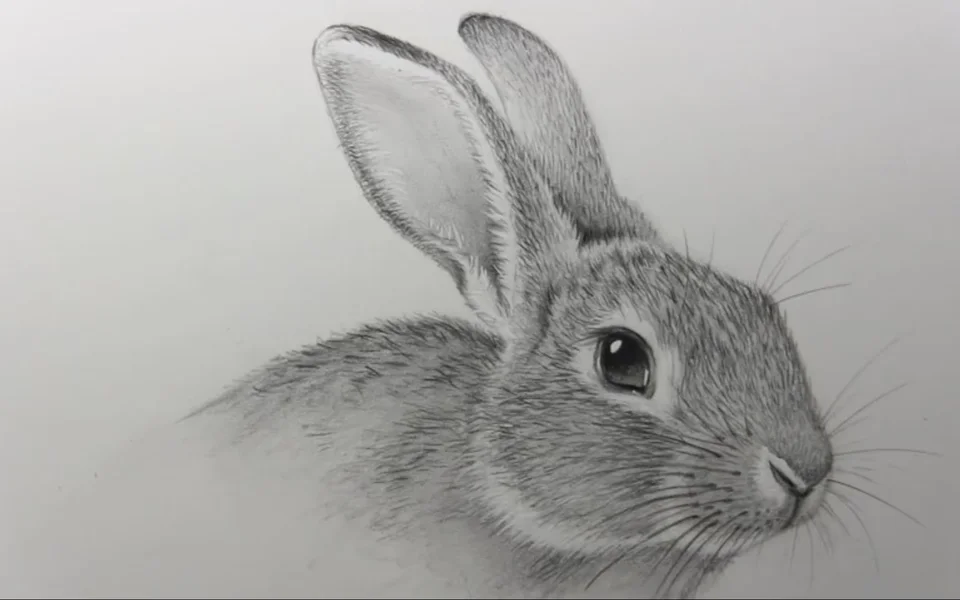 Рисунок кролика легкий