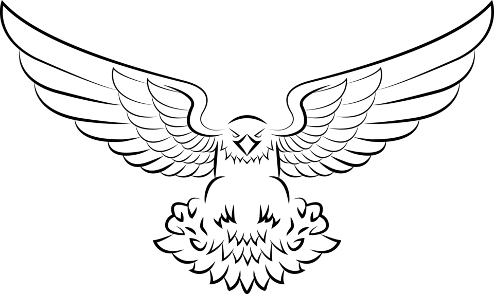 Орёл с расправленными крыльями символ