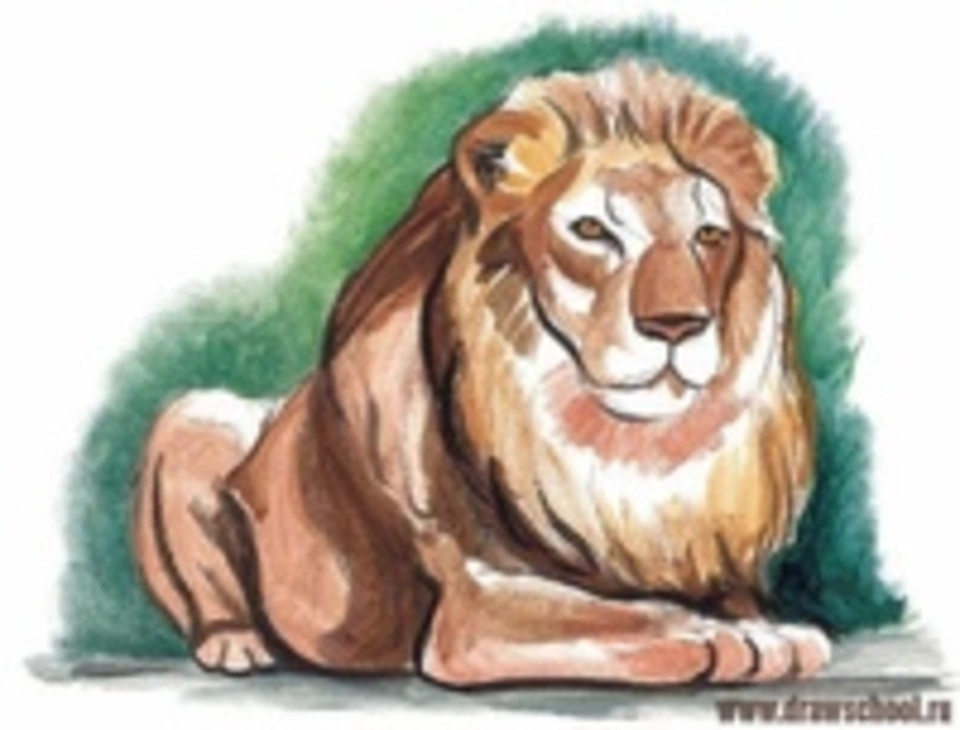 Иллюстрация к басне лев и собачка