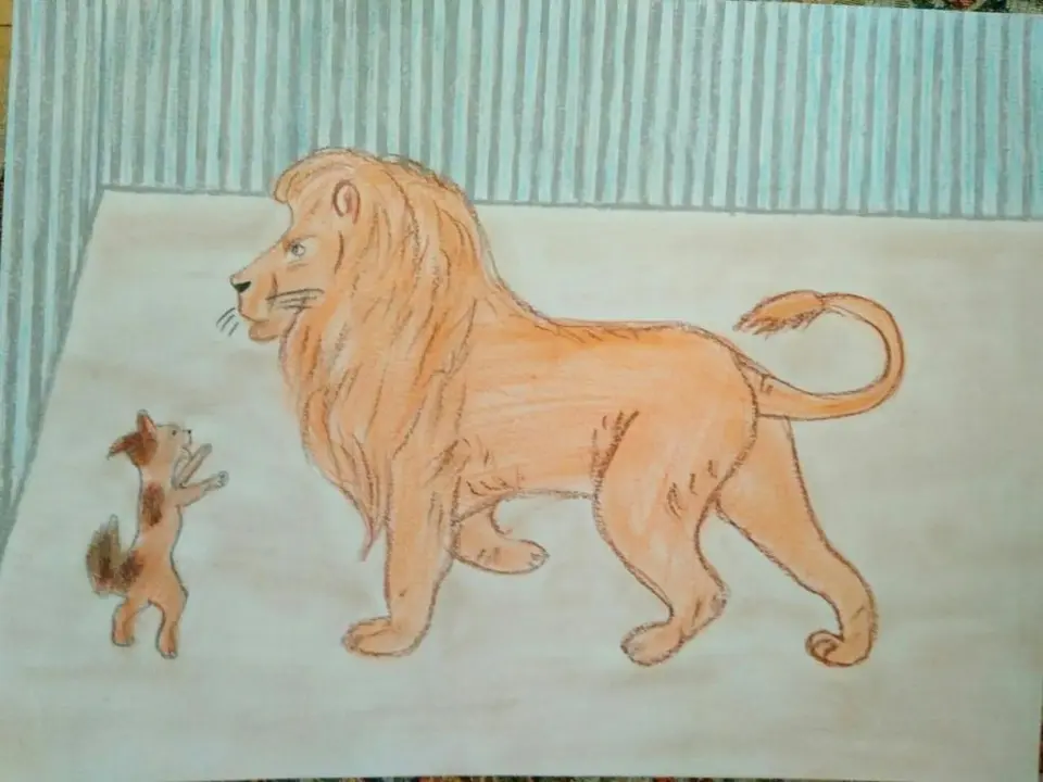 Л толстой лев и собачка