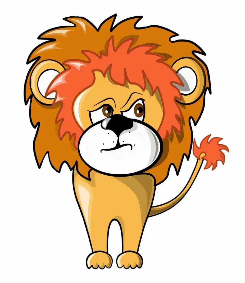 Рисунок львенка