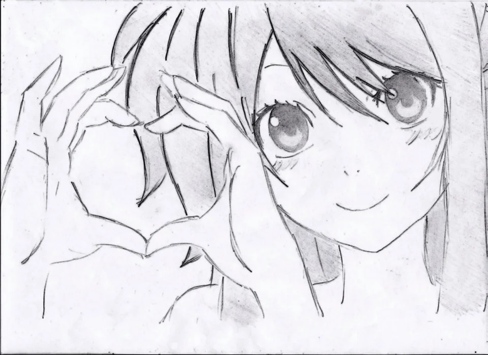 Красивые рисунки карандашом аниме