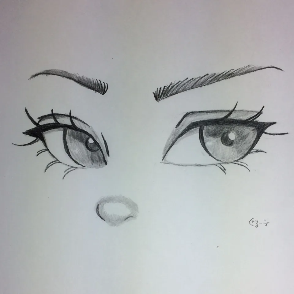 Рисунок глаза карандашом