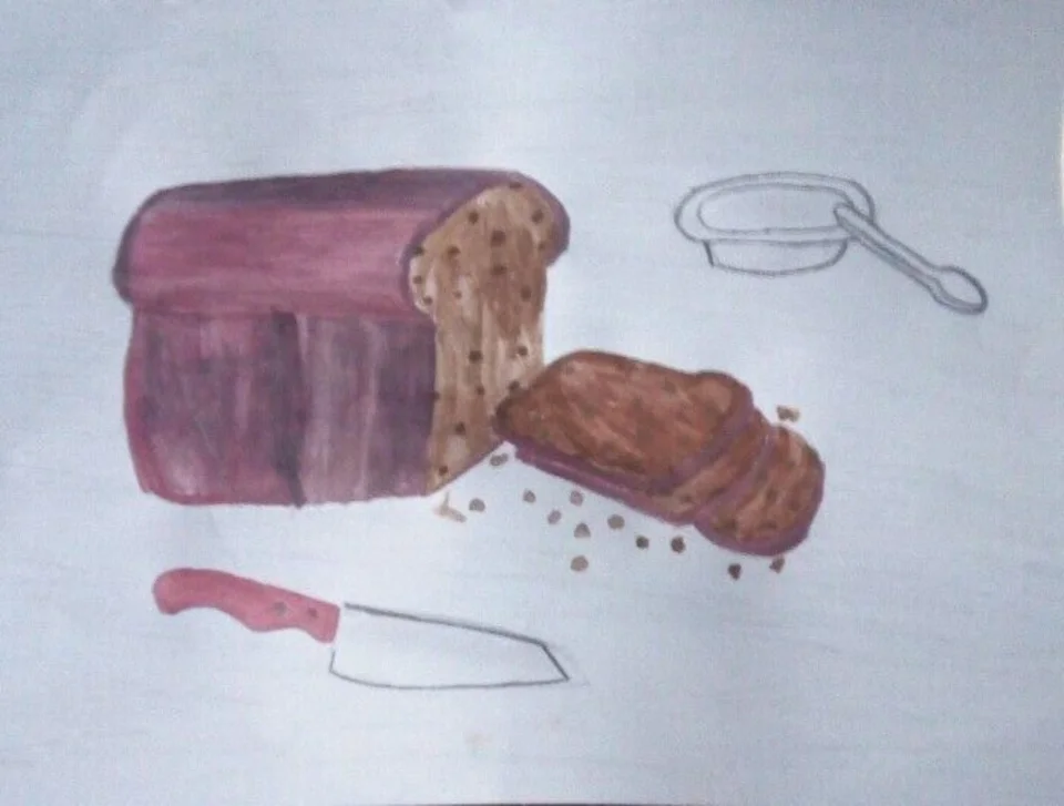 Лисичкин хлеб рисунок