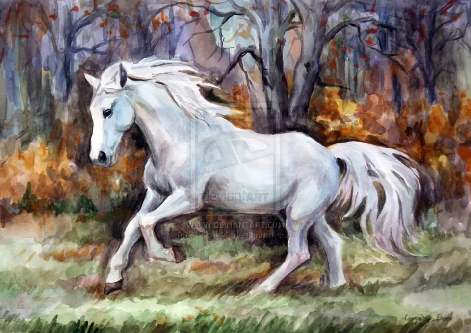 Лошадь картина