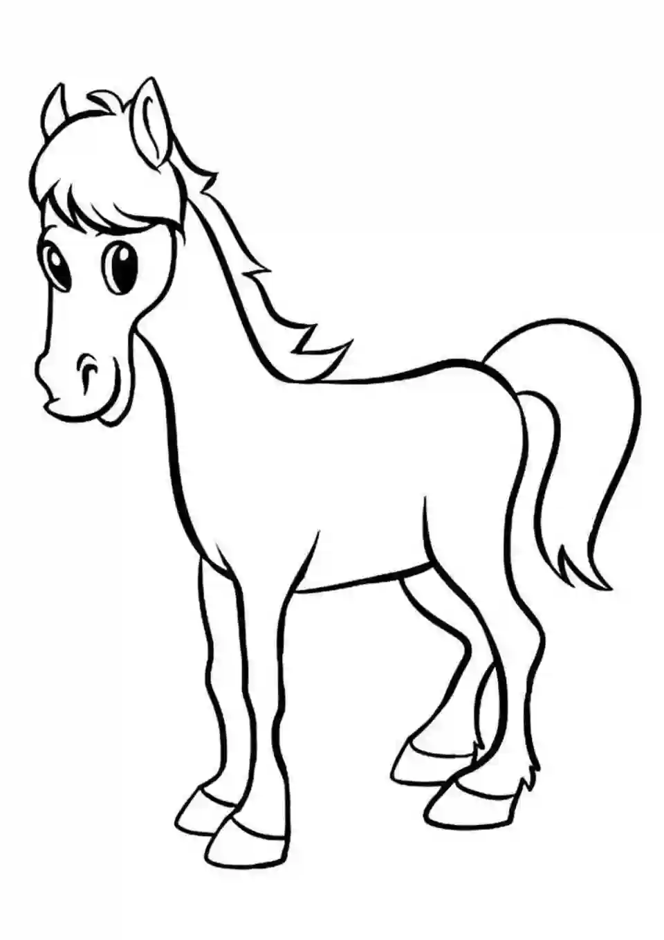 Рисунок лошадки