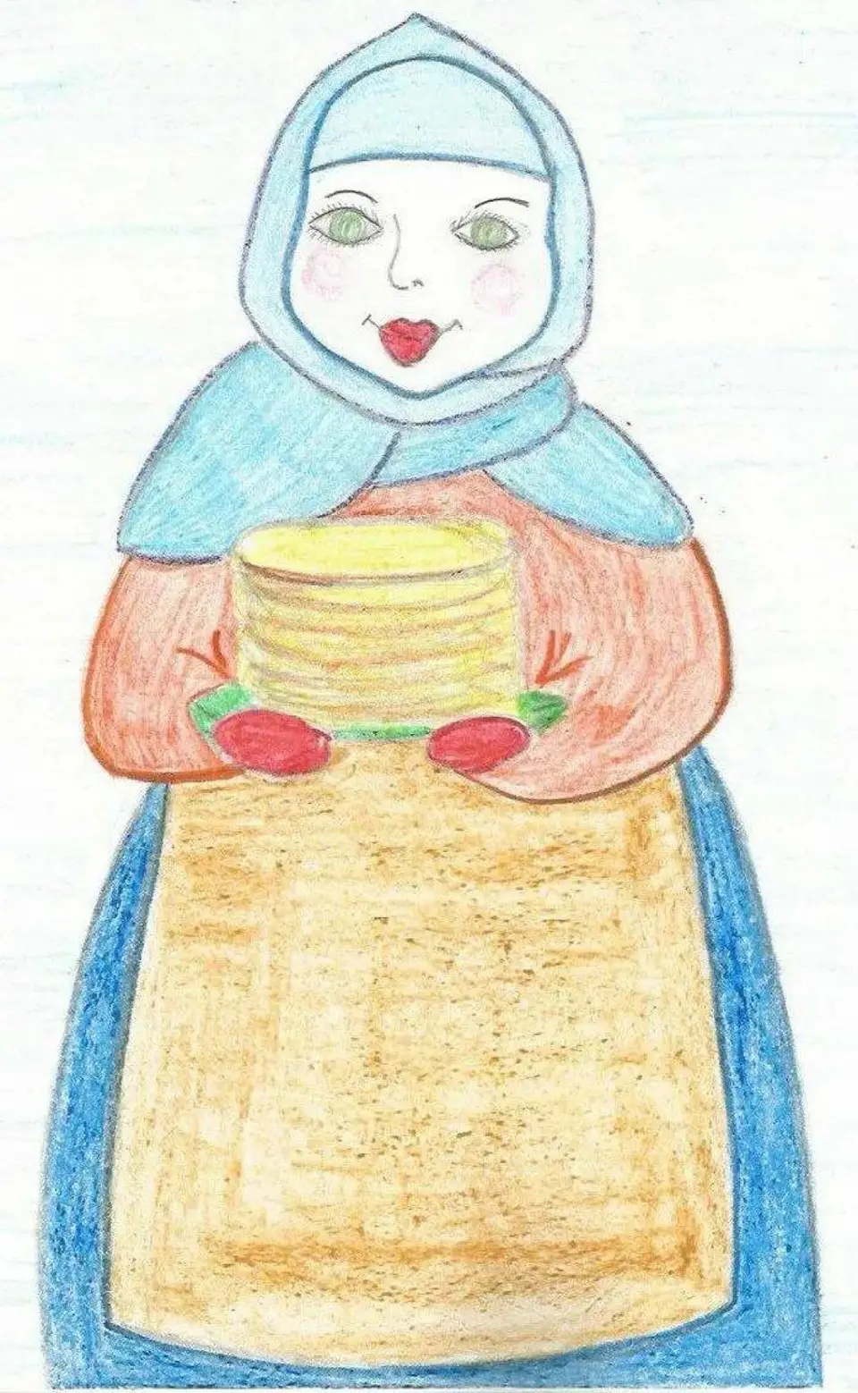 Рисунок масленица