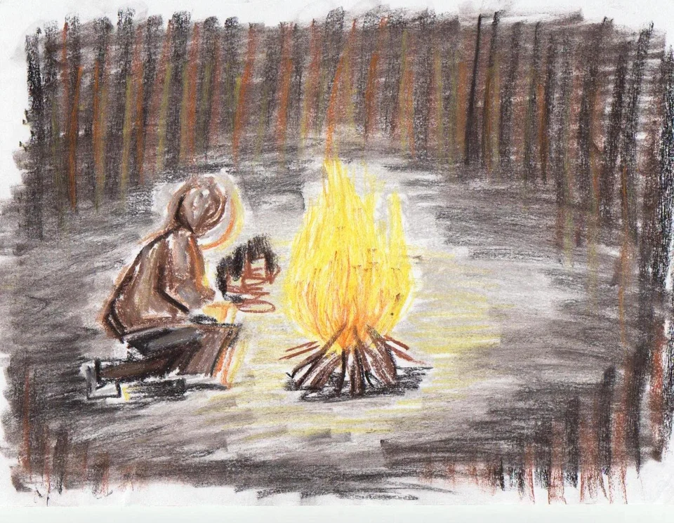Рисунок огневушка поскакушка