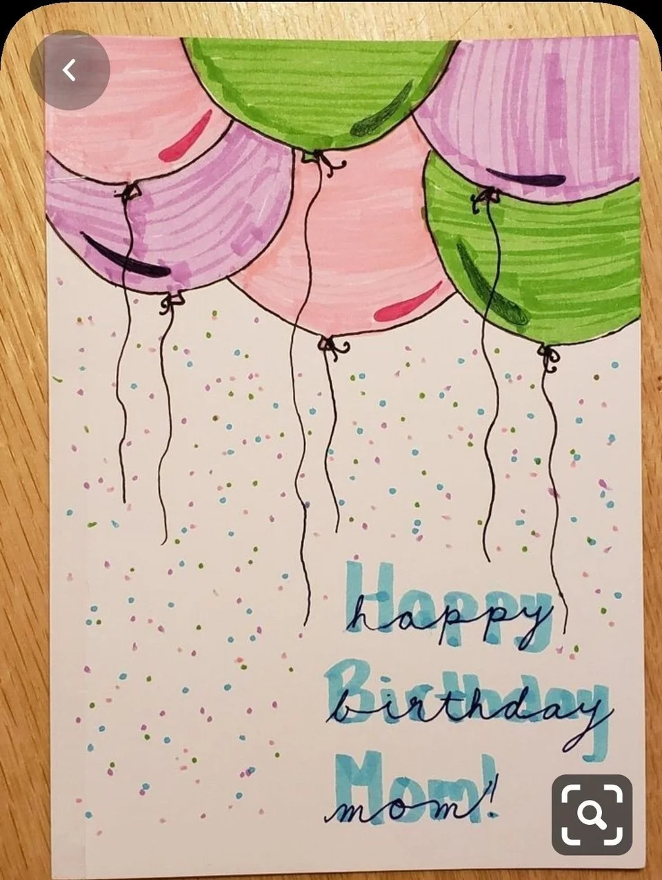 Рисовать открытку на день рождения
