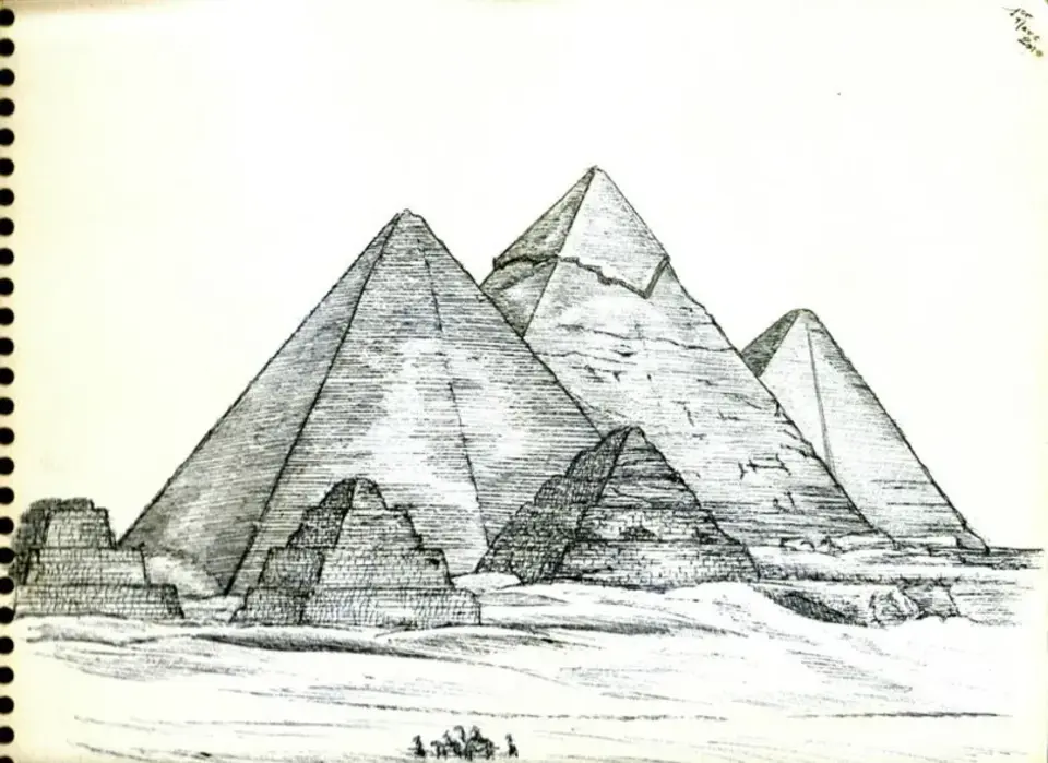 Пирамида хеопса рисунок