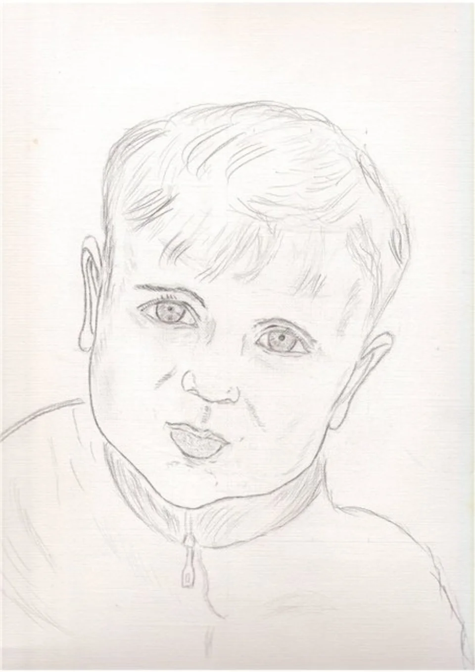 Портрет мальчика рисунок