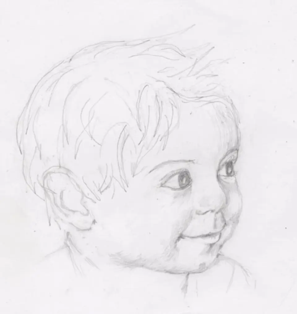 Портрет мальчика карандашом для начинающих