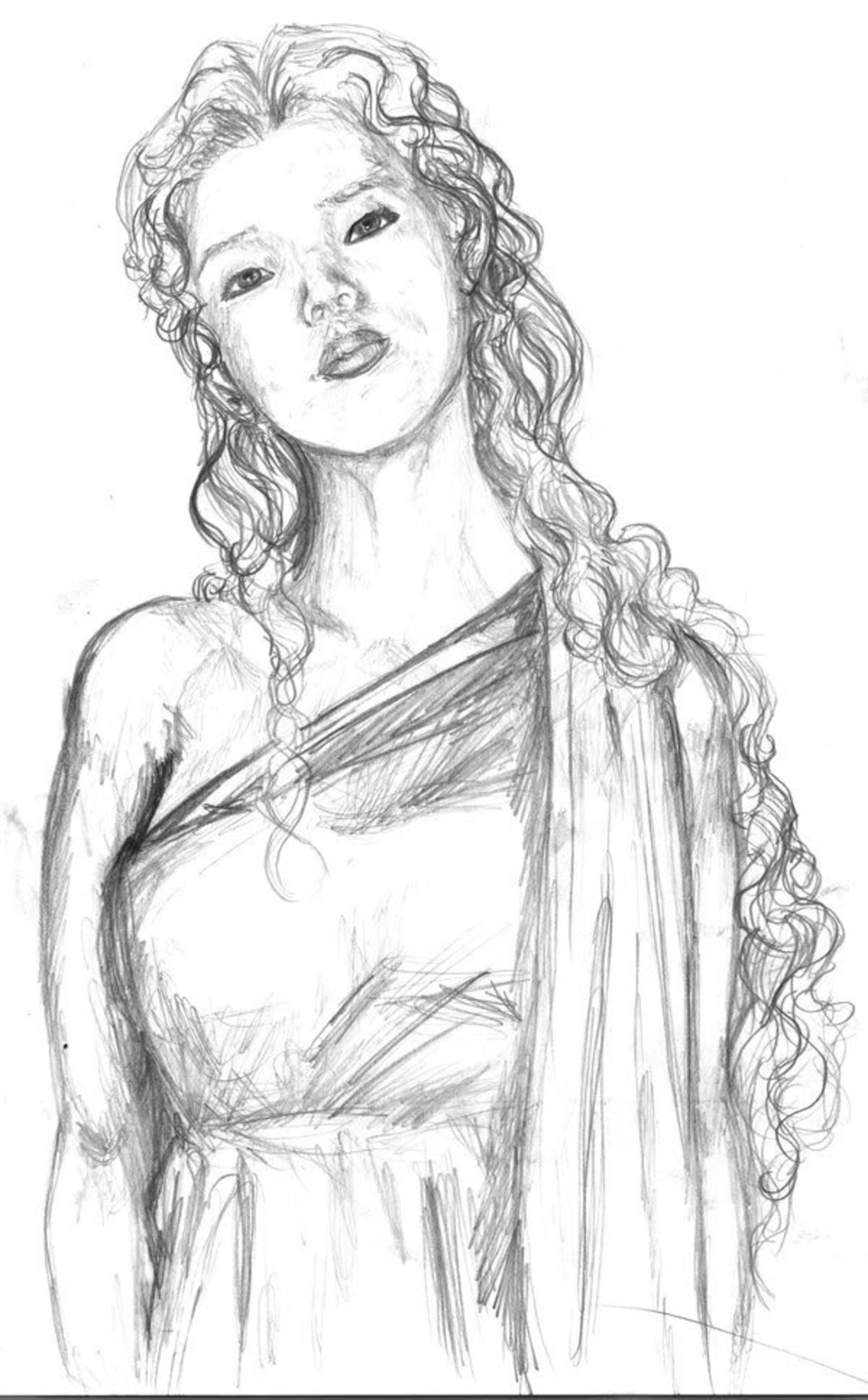 Артемида греческая богиня эскиз