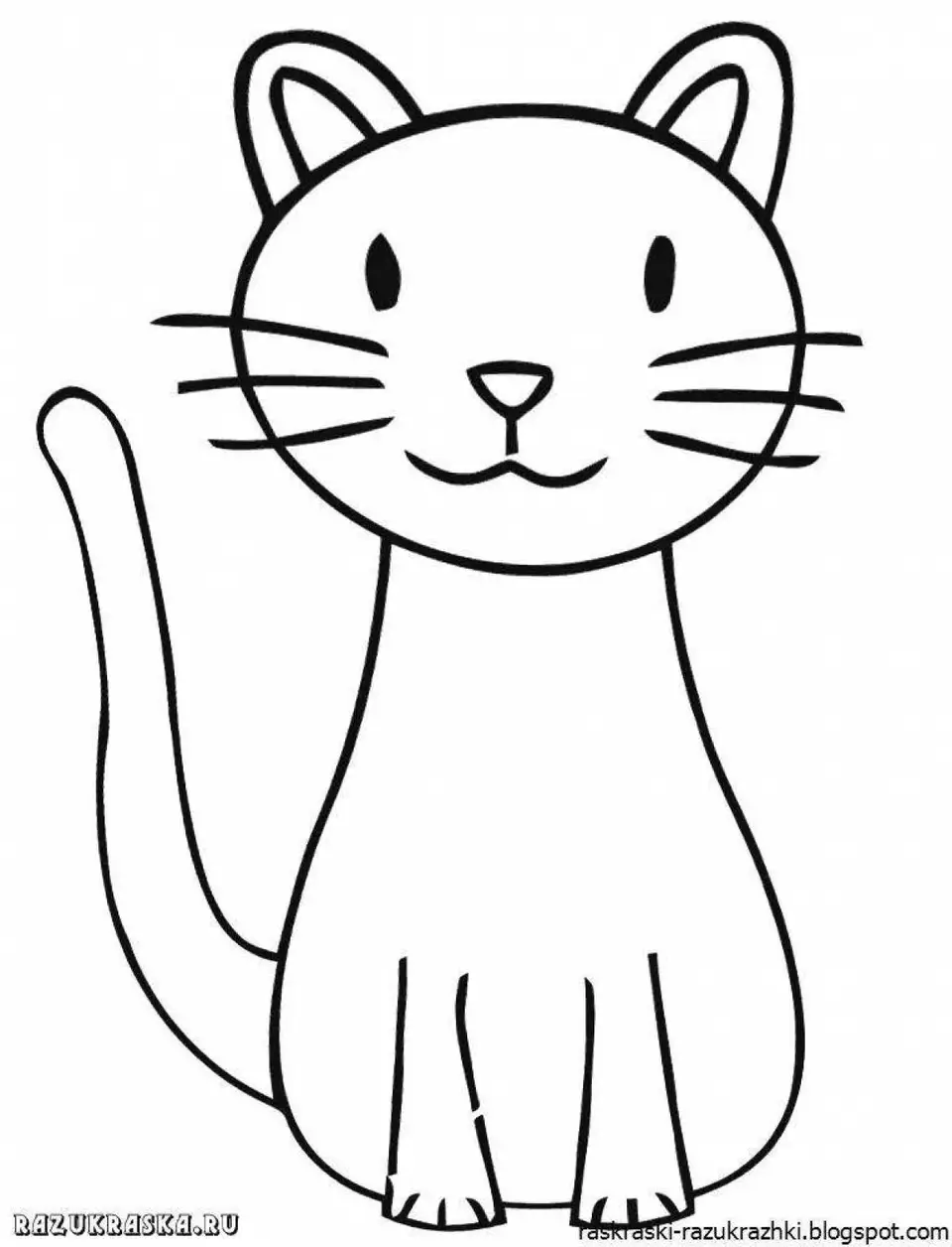 Лёгкий рисунок кошки