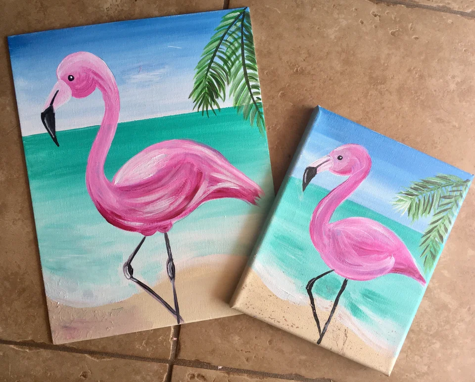 Рисунки фламинго