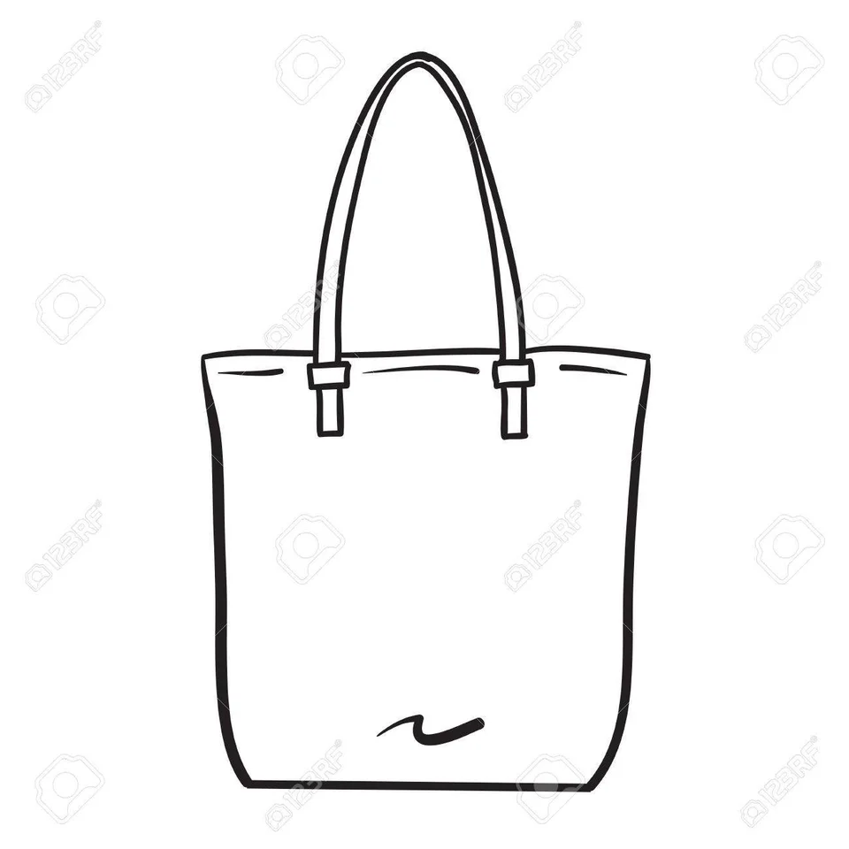 Рисунок на сумку шоппер
