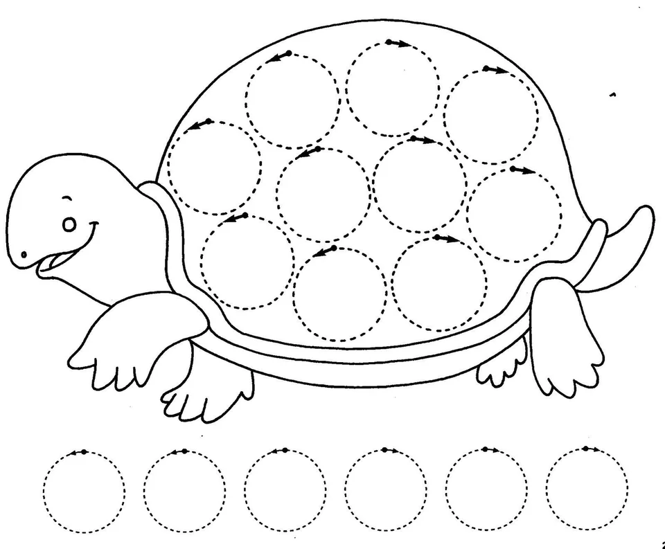 Черепаха задания для дошкольников