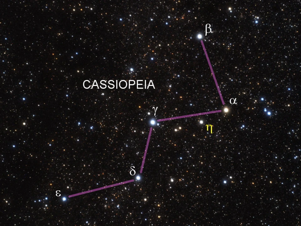 Созвездие кассиопея звезды