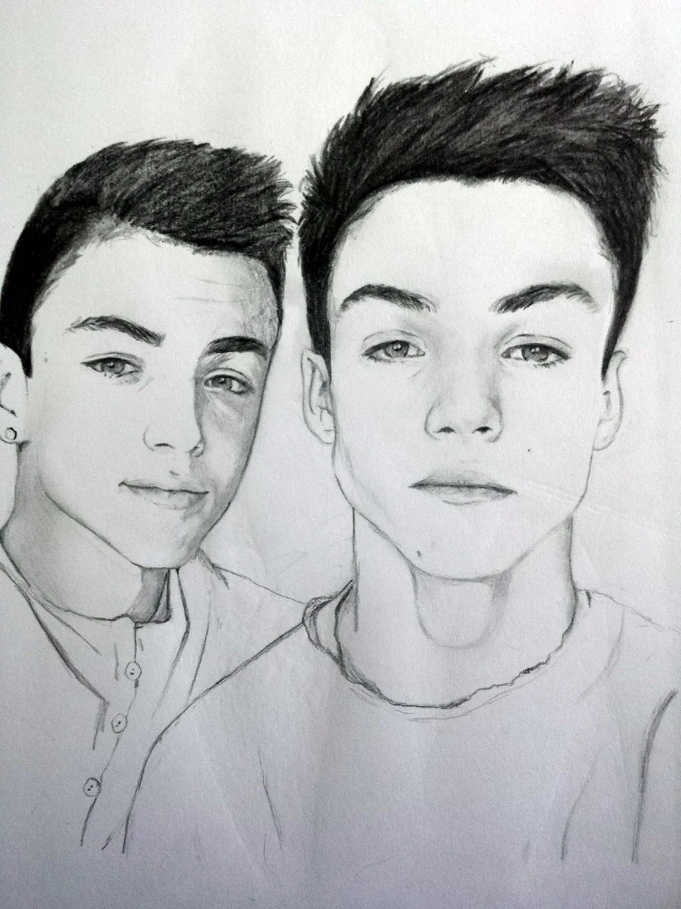 Рисунок лица