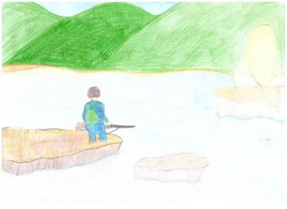 Иллюстрация к рассказу васюткино озеро