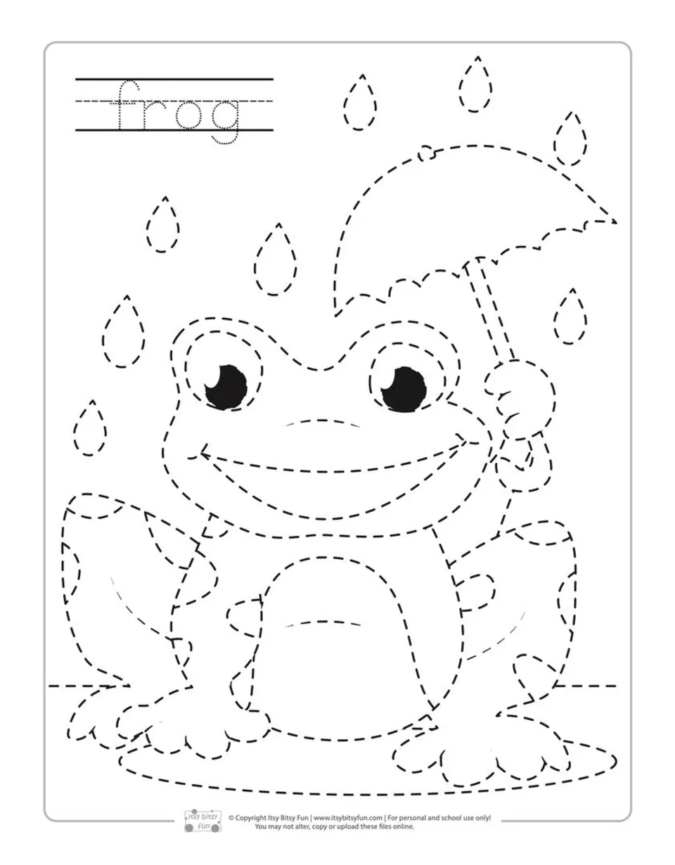 Раскраска лягушка для детей