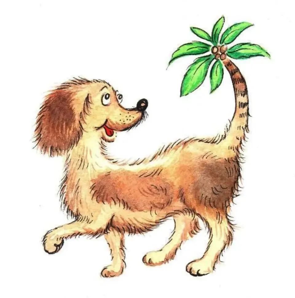 Иллюстрация собаки