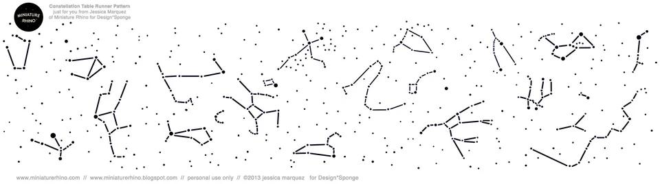 Схема звездных созвездий