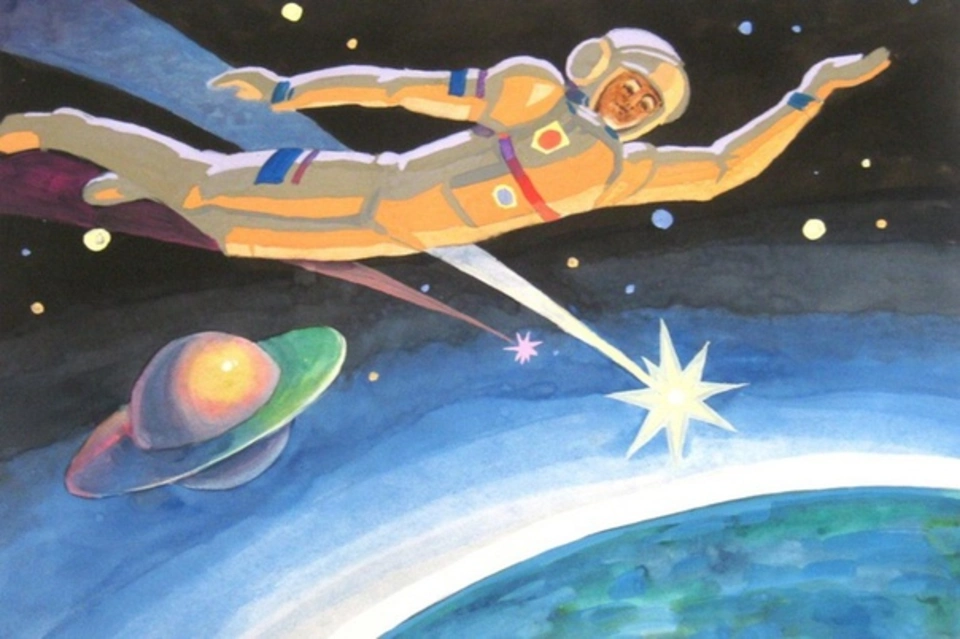 Космическое путешествие к звездам. Рисунок на тему космос. Рисунок на космическую тему. Космос рисунок для детей. Рисунок на тему космонавтики.