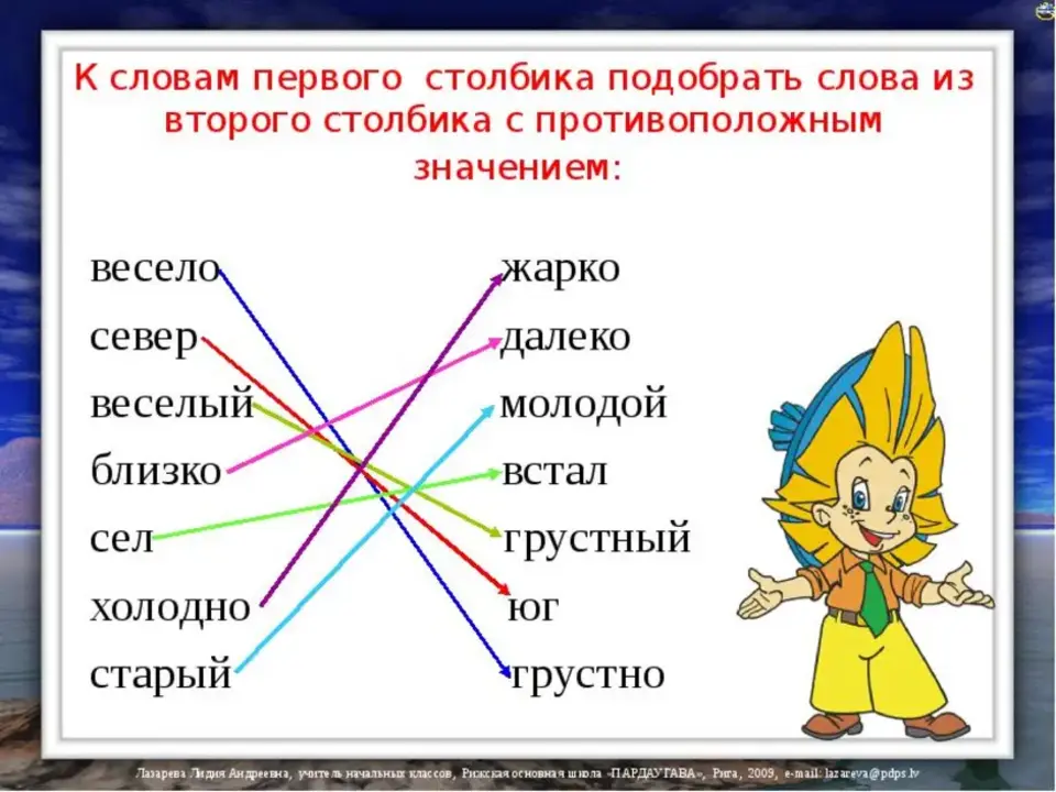 Темный противоположное слово. Противоположное значение. Слова противоположные по значению 1 класс. Слова с противоположным значением 1 класс. Противоположные слова 1 класс.