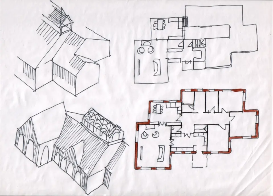 Эскизы планов домов. Набросок плана здания. Скетч план дома. План здания эскиз. Эскиз планировки.