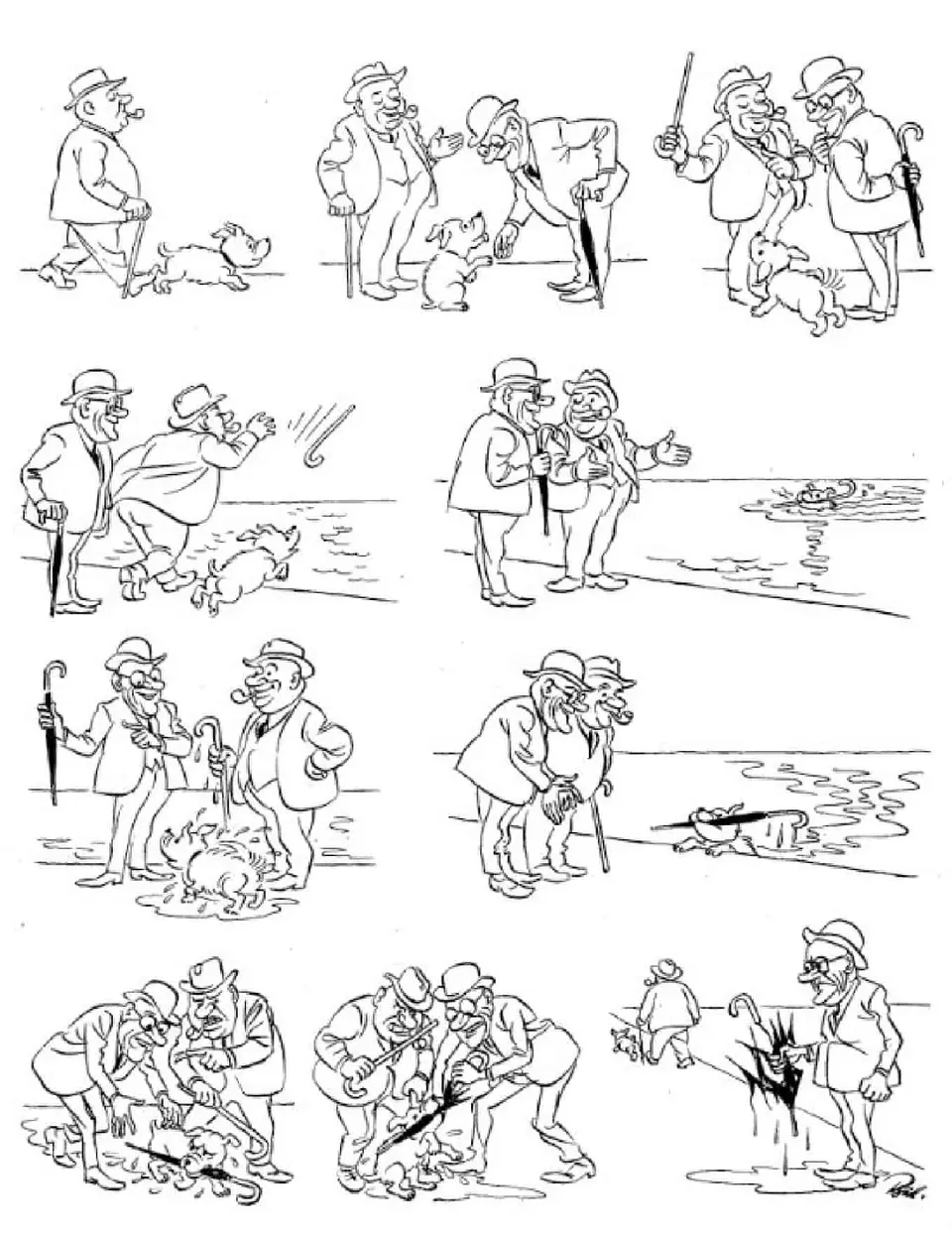 Карикатуры херлуфа бидструпа