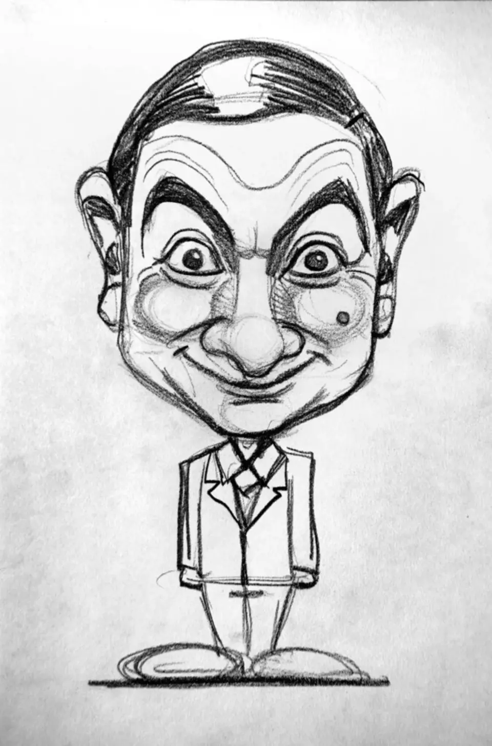 Сатирические изображения человека. Сатирический портрет Мистер Бин. Шарж карандашом. Карикатура карандашом для начинающих. Сатирические образы человека.