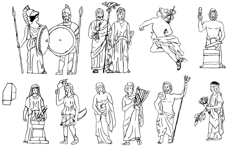 Древняя греция раскраска