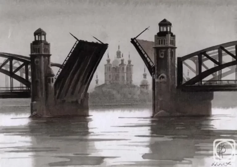 Большеохтинский Мост: Веселый Детский Рисунок И История