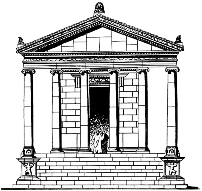 Греческая архитектура рисунок