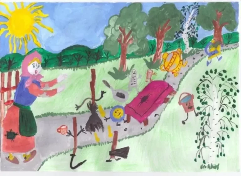 Федорино горе рисунок для детей