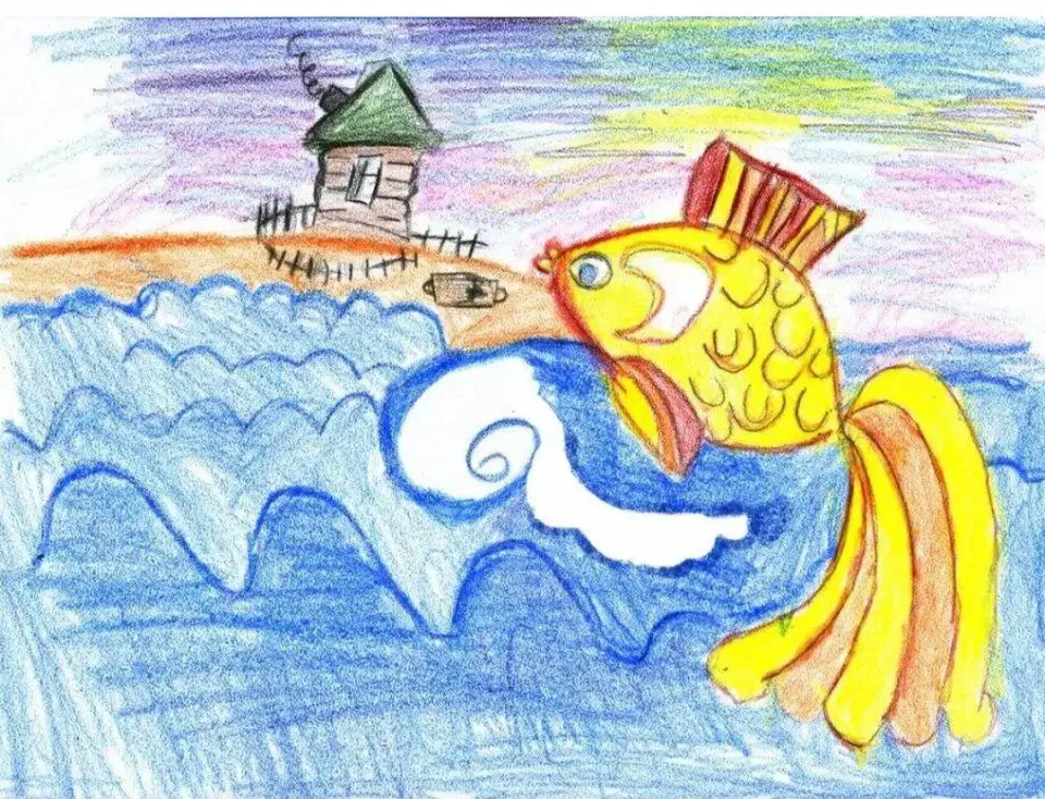 Золотая рыбка из сказки александра сергеевича пушкина