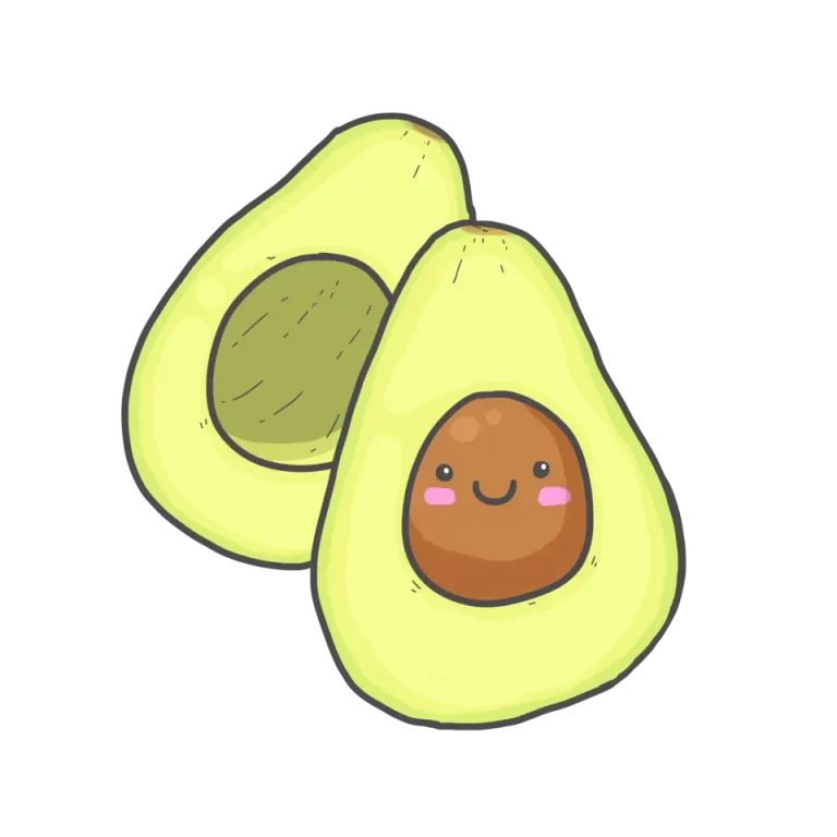 Рисунки для срисовки авокадо