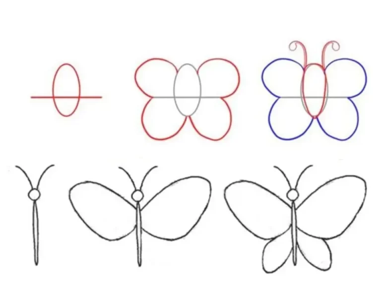 Пошаговое Создание Рисунка Бабочки: Мастер-Класс Для Начинающих