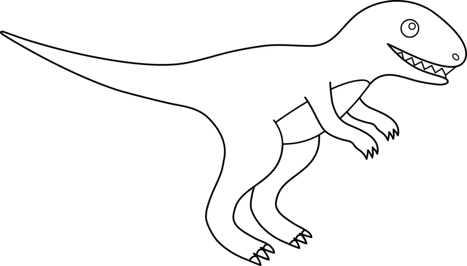 Рисунок динозавра