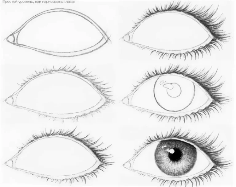 Глаза рисунок для срисовки