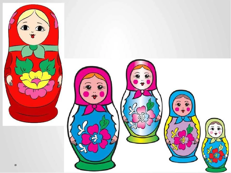 Рисунок матрешки