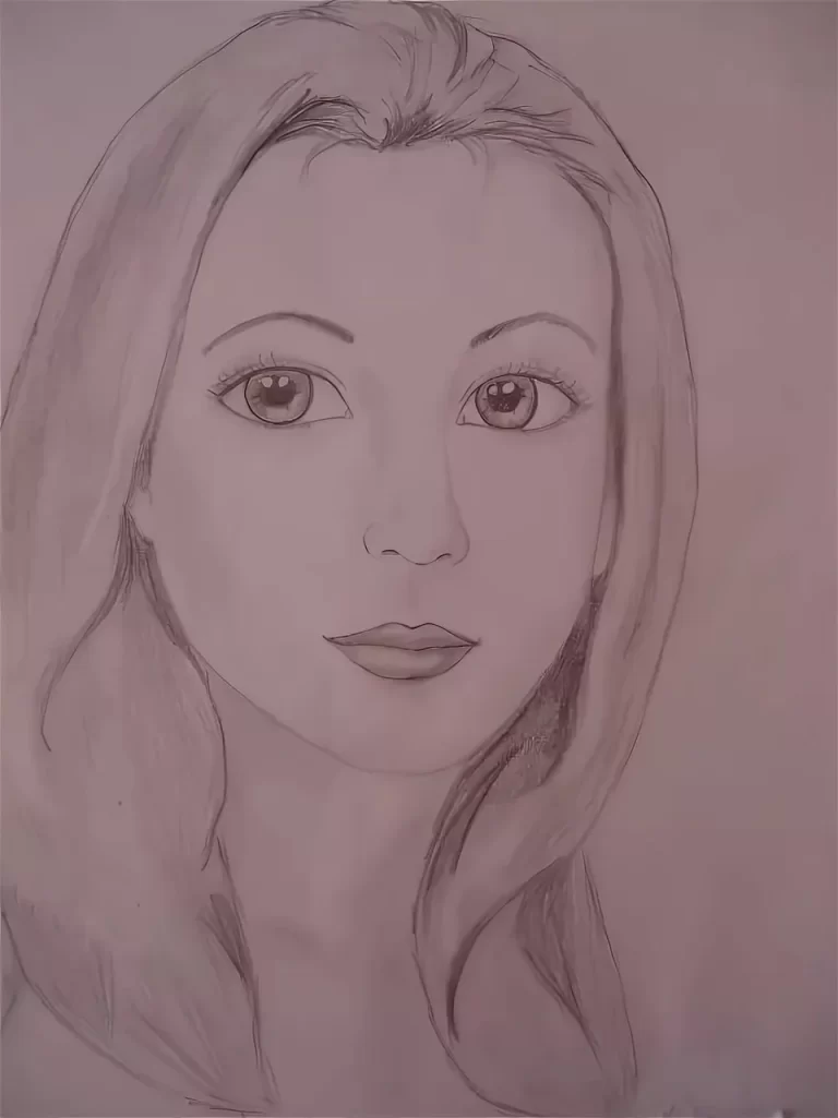 Портрет мамы рисунок карандашом