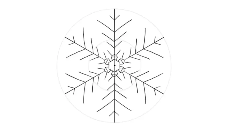 Искусство Зимы: Нарисуйте Великолепную Снежинку В Несколько Шагов