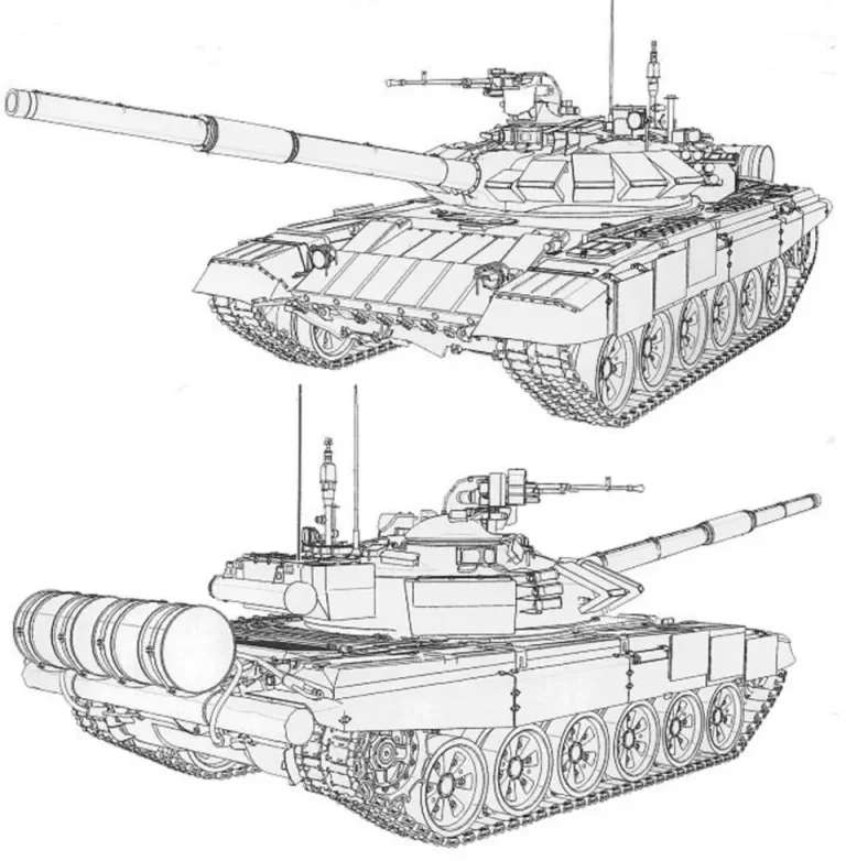 Искусство На Бумаге: Рисуем Танк Т-90 Карандашом