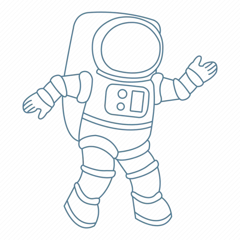 Космонавт рисунок для детей